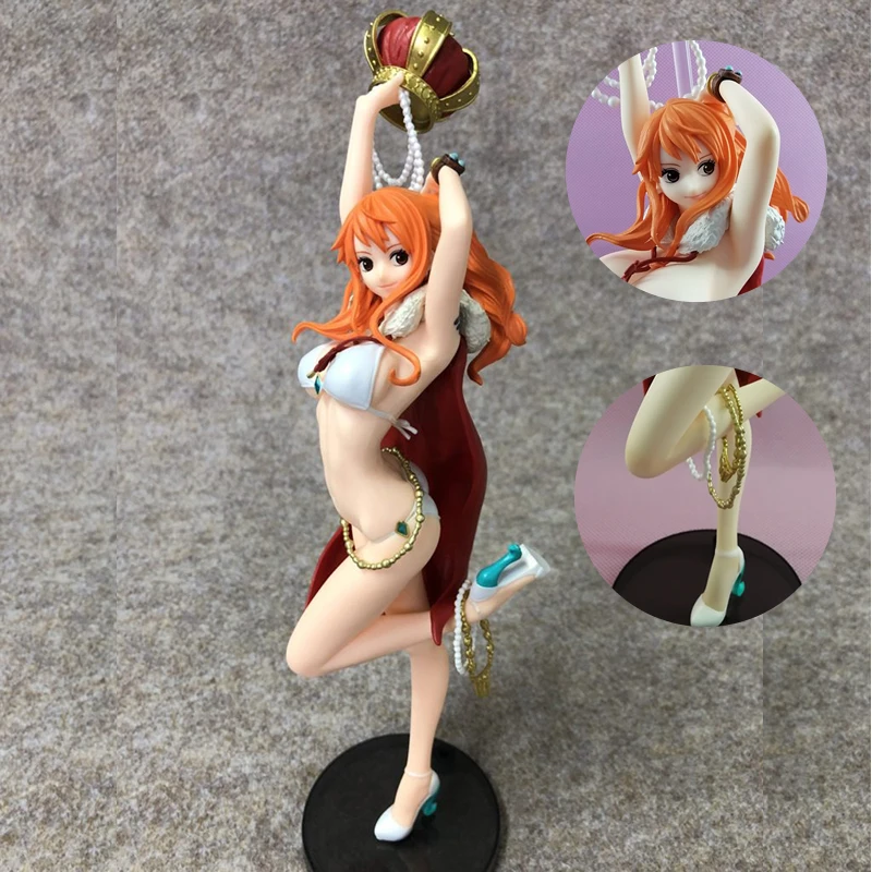 Оригинальная фигурка трансформер one piece Nami Имперская корона большая грудь Ver