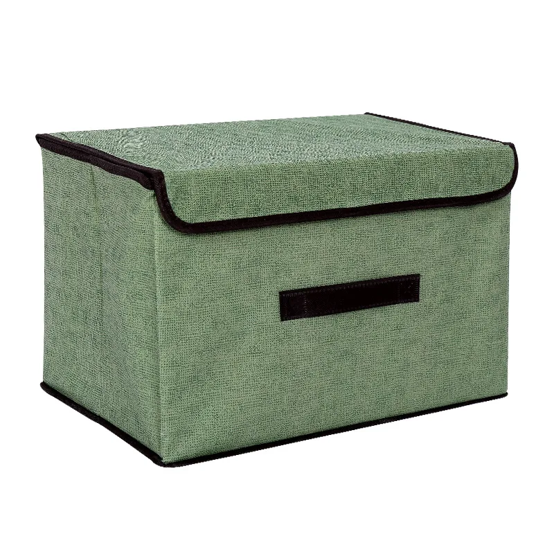 

Fabric Folding Storage Box Foldable Clothing Sorting Box for Collection Multi-Purpose Non-Woven Dustproof Organizer Boxes