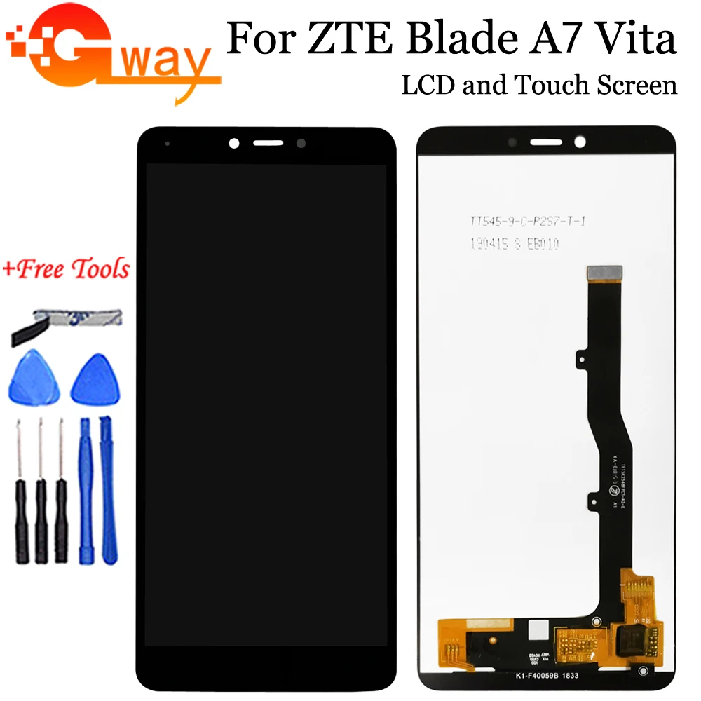 100% протестированный 5 45 &quotдля ZTE Blade A7 Vita ЖК дисплей + кодирующий преобразователь