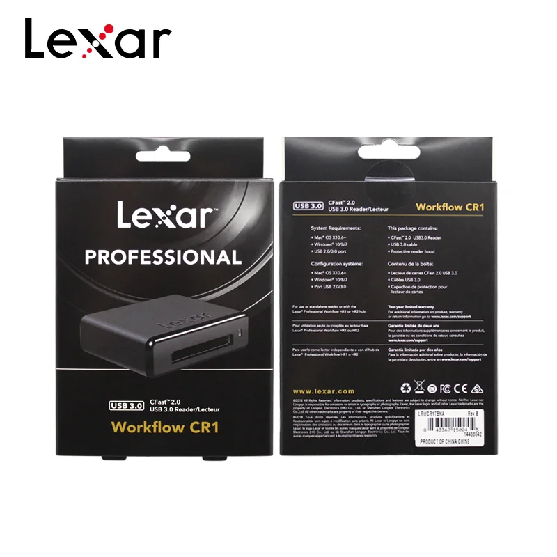 

Lexar Professional CF Card Reader USB 3.0 High Speed Compact Flash Memory Card Reader Original Lexar CFast 2.0 USB 3.0 Lecteur
