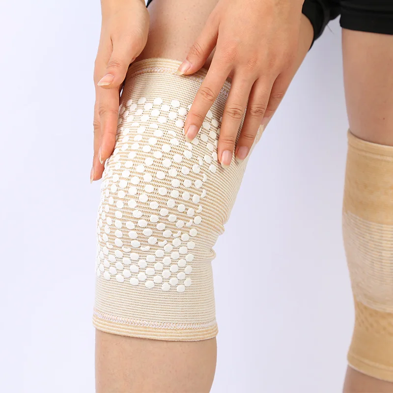 1 пара Самонагревающиеся наколенники Магнитная Терапия Наколенники для