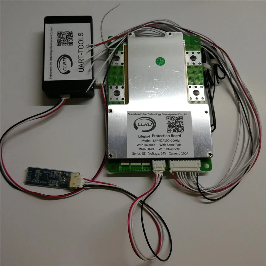

Smart 8s 24v 100a lifepo4 bms with UART communication serial port