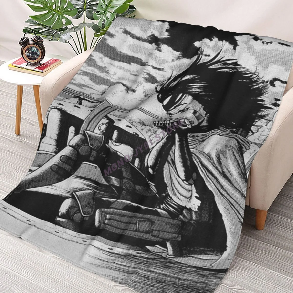 

Alita Throw Blanket Sherpa Blanket cover Bedding soft Blankets