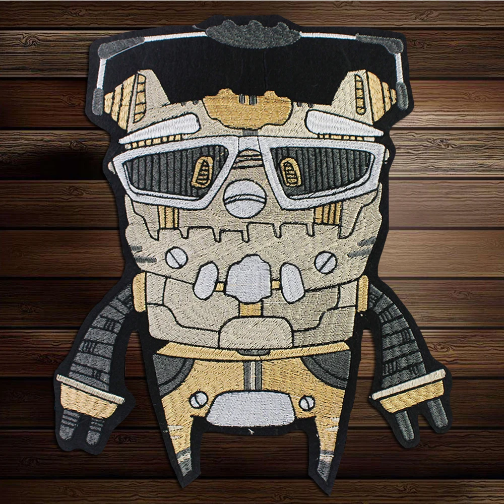 Супер крутые патчи для одежды с роботом нашивки вышивкой Mr Robot | Дом и сад