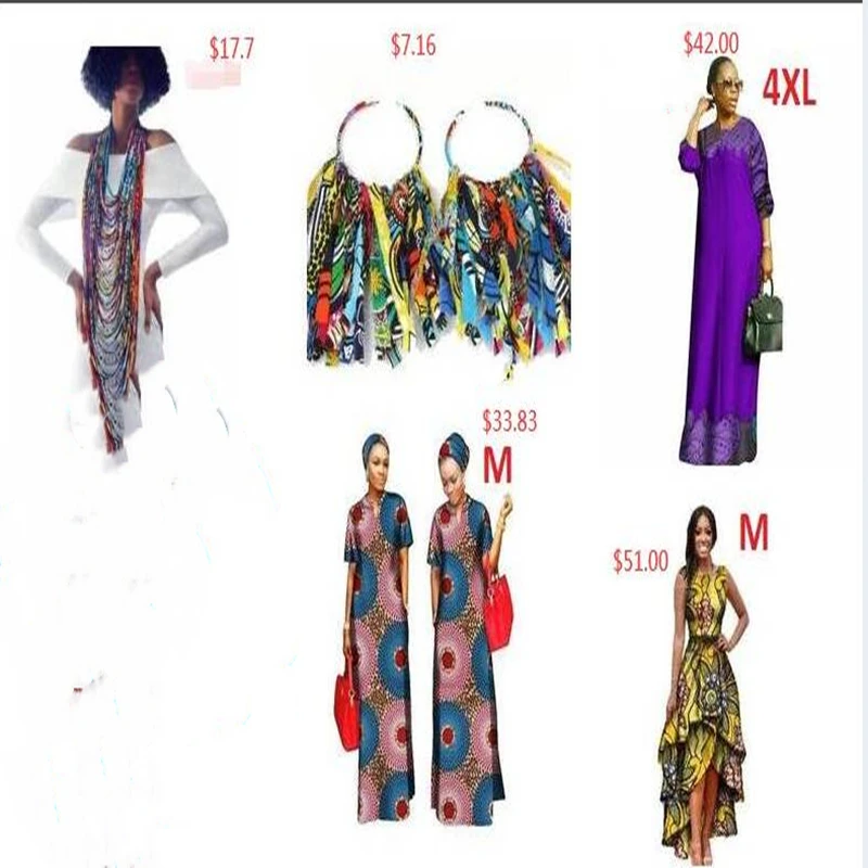 

Customzied African woman clothes party clothing 1227