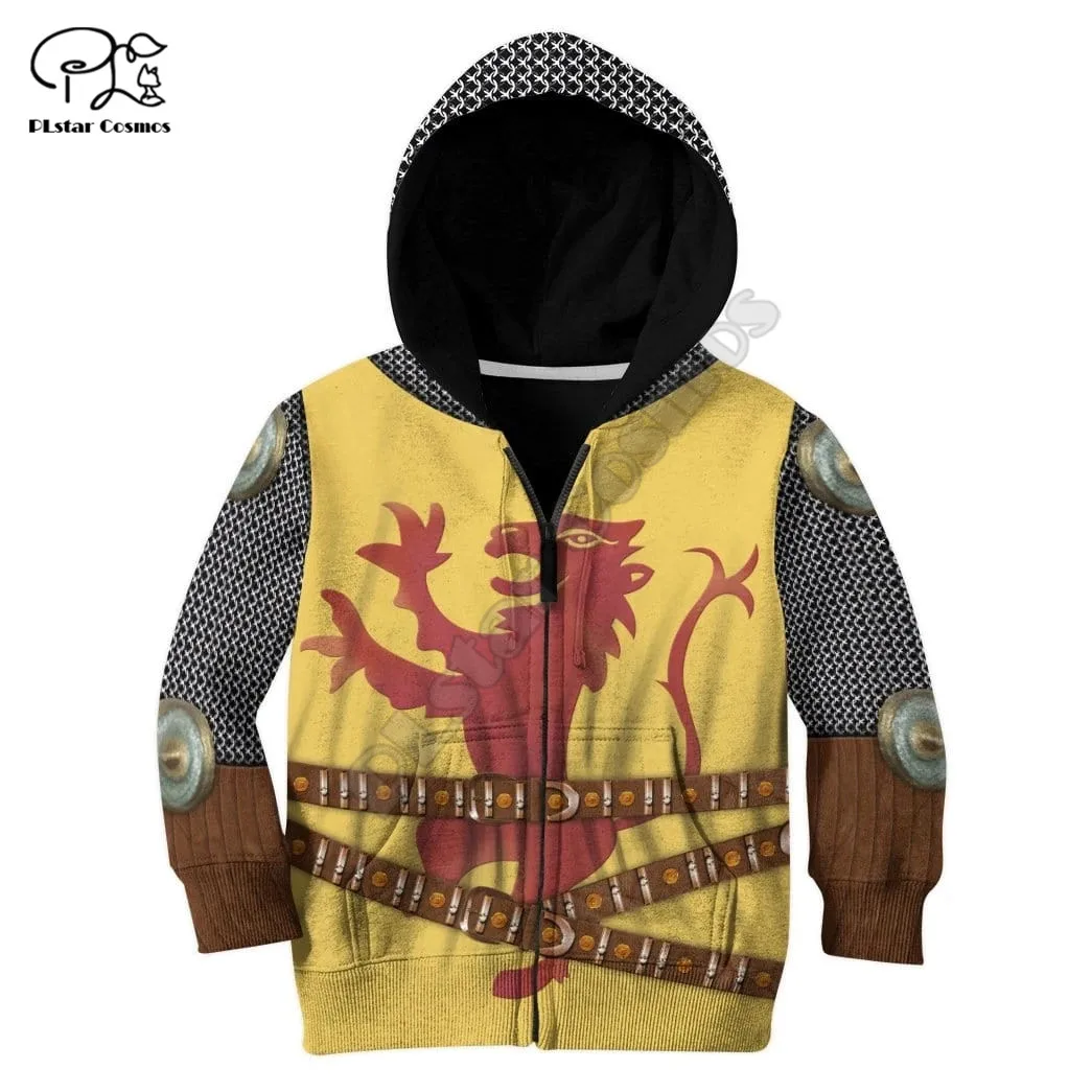 Robert The Bruce 3d printed Hoodies kids Pullover Sweatshirt Tracksuit jacket t shirts Halloween Cosplay boy GIRL