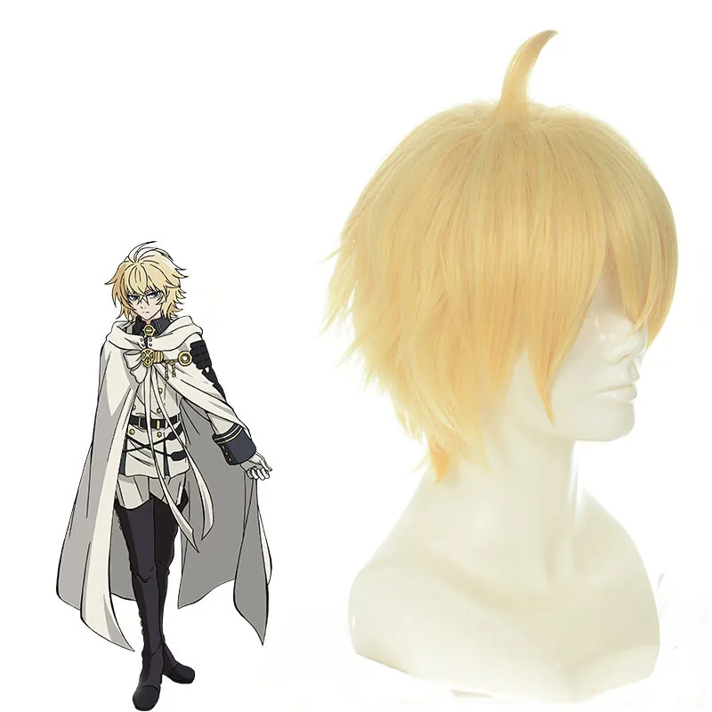 Парик для косплея Микаэла хакуя из м/ф сераф аниме термостойкий синтетический