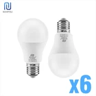 Светодиодная лампа E27 для дома, 6 шт., 220 В, 9 Вт, 12 Вт