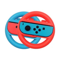 2pcs game steering wheel racing handle for mario kart nintendo switch joy con controller holder for ns accessories