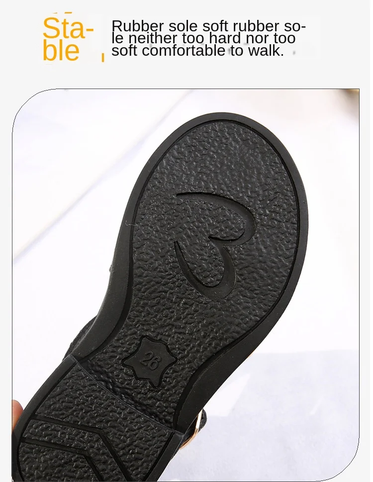 Новинка Сандалии для девочек Обувь с мягкой подошвой маленькой принцессы Модная