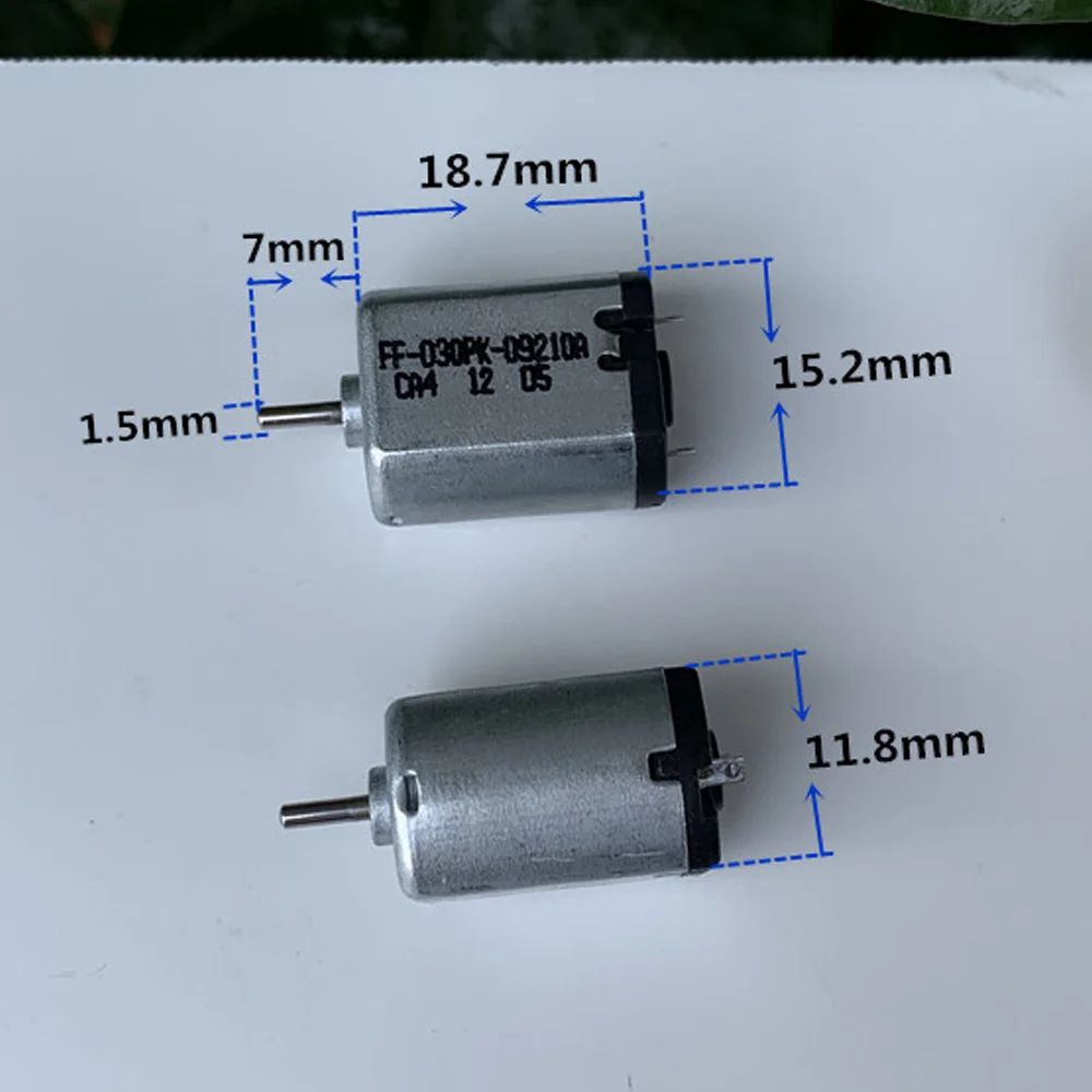 Совершенно новый мини мотор FF 030PK 09210 DC 3V 3 7 V 6V Высокая скорость 14800RPM бесшумный