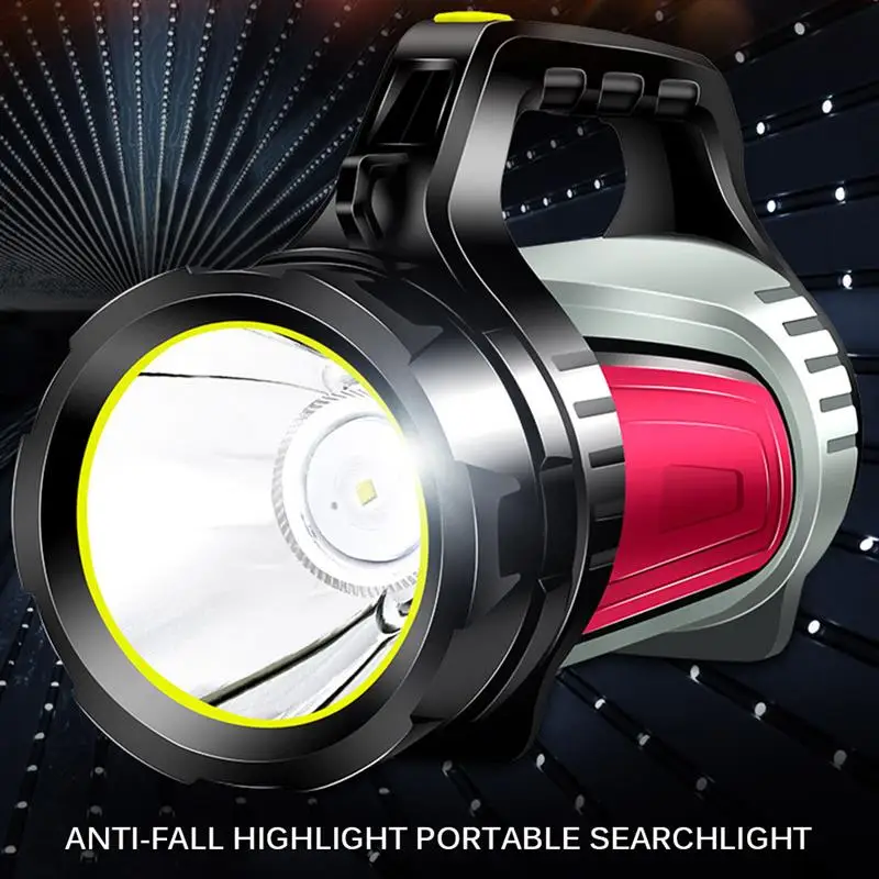 Super Bright Powerful USB LED flashlight Searching Torches Light Lamp Hand Camping Lantern for Hunting Camping Hiking Caving
