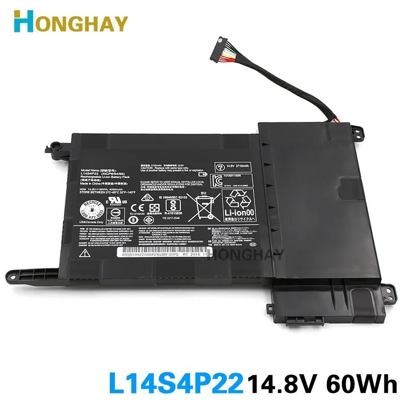 Оригинальный аккумулятор для ноутбука HONGHAY L14S4P22 Lenovo IdeaPad Y700 женская модель 5B10H22084
