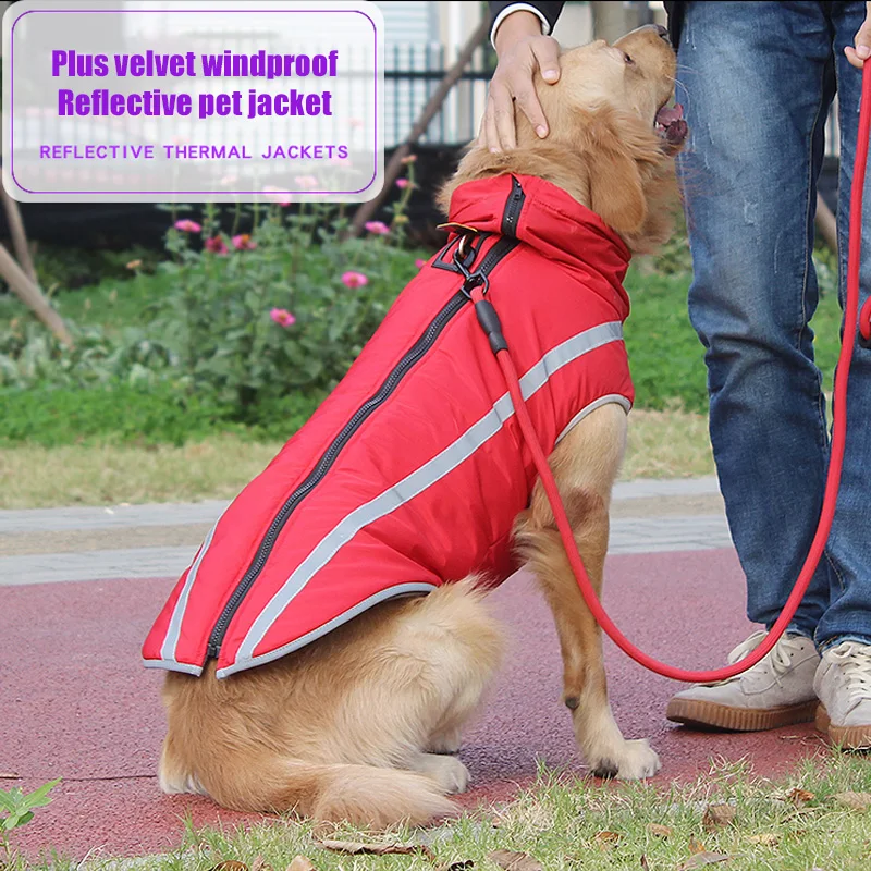 

Yotmy Clearance of pet winter clothes Large Dogs Winter Warm Jackets XL-6XL Waterproof Dog Clothes Padded Fleece