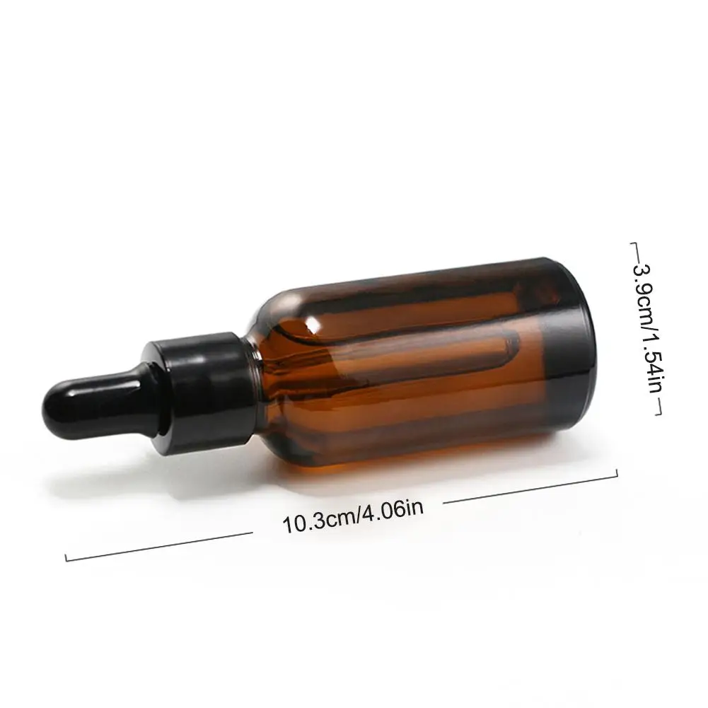 60ML Single Portable Travel Lotion Body Water Bottled Essential Oil Original Liquid Glass Bottles With Eye Droppers Sub-bottle |