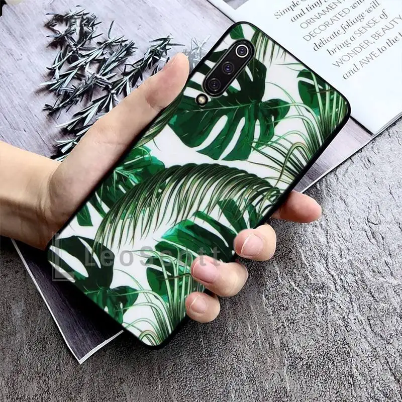 

Retro banana leaf rose color Phone Cases for Xiaomi Redmi note Huawei honor mate P 7 8 9 10 20 30 40 t se Pro a x Lite cover
