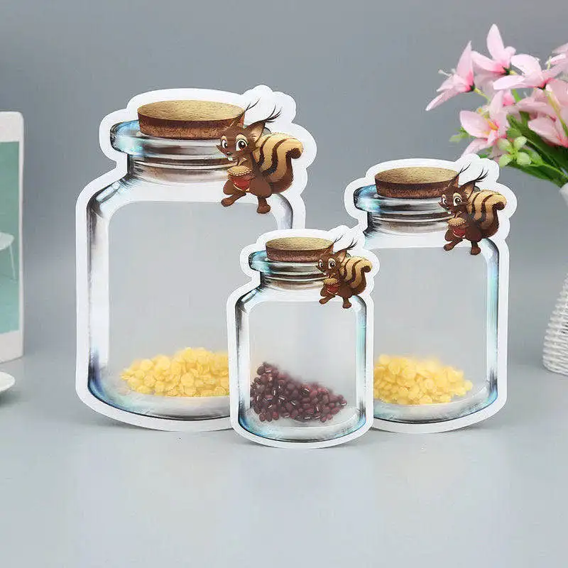 Упаковка банка Многоразовые Пакеты для закусок мобильные герметичные пакеты