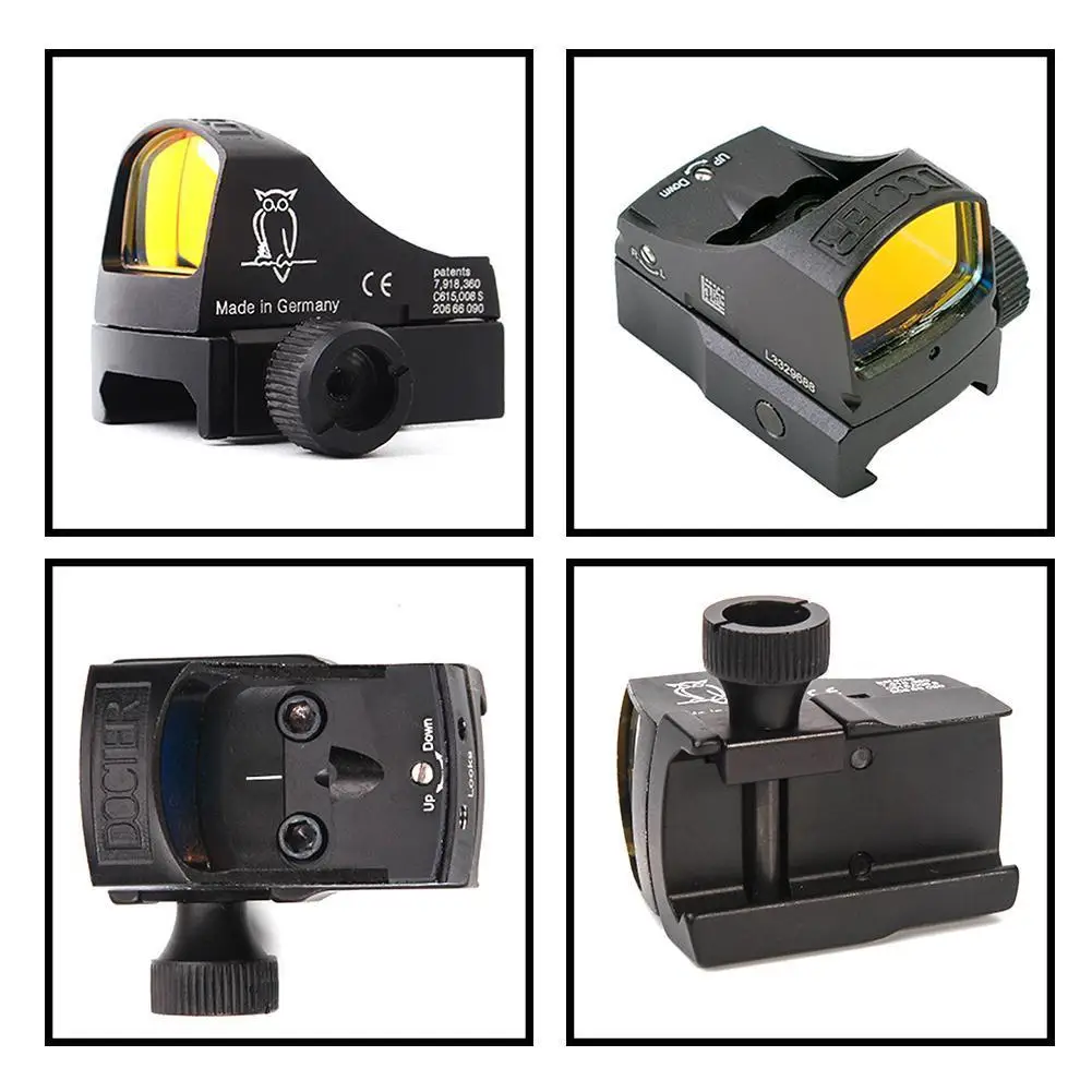 Тактический прицел III Mini Red Dot Sight Auto Bright Reflex для охоты Style голографический