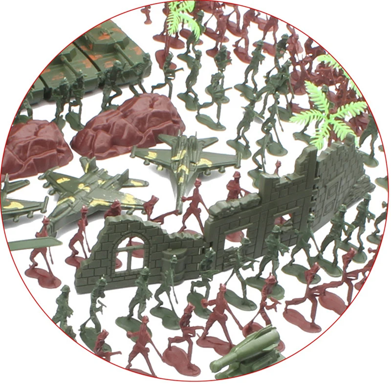 Военная пластиковая модель WW2 4 см 519 шт./компл. Набор для игры игрушечная