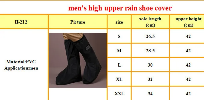 

1 Pair Reusable Silicone Shoe Cover S/M/L Waterproof Rain Shoes Covers Outdoor Camping Slip-resistant Rubber Rain Boot Overshoes