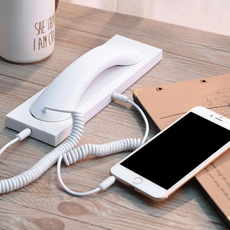 Модный ретро телефон 3 0 микрофон классический сотовый приемник для мобильного