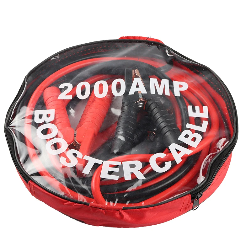 

4m 2000 Amp Emergency Power Start Cable Quality Booster Jumper Cable Heavy Duty Car Battery Jumper Booster Line Copper Wire