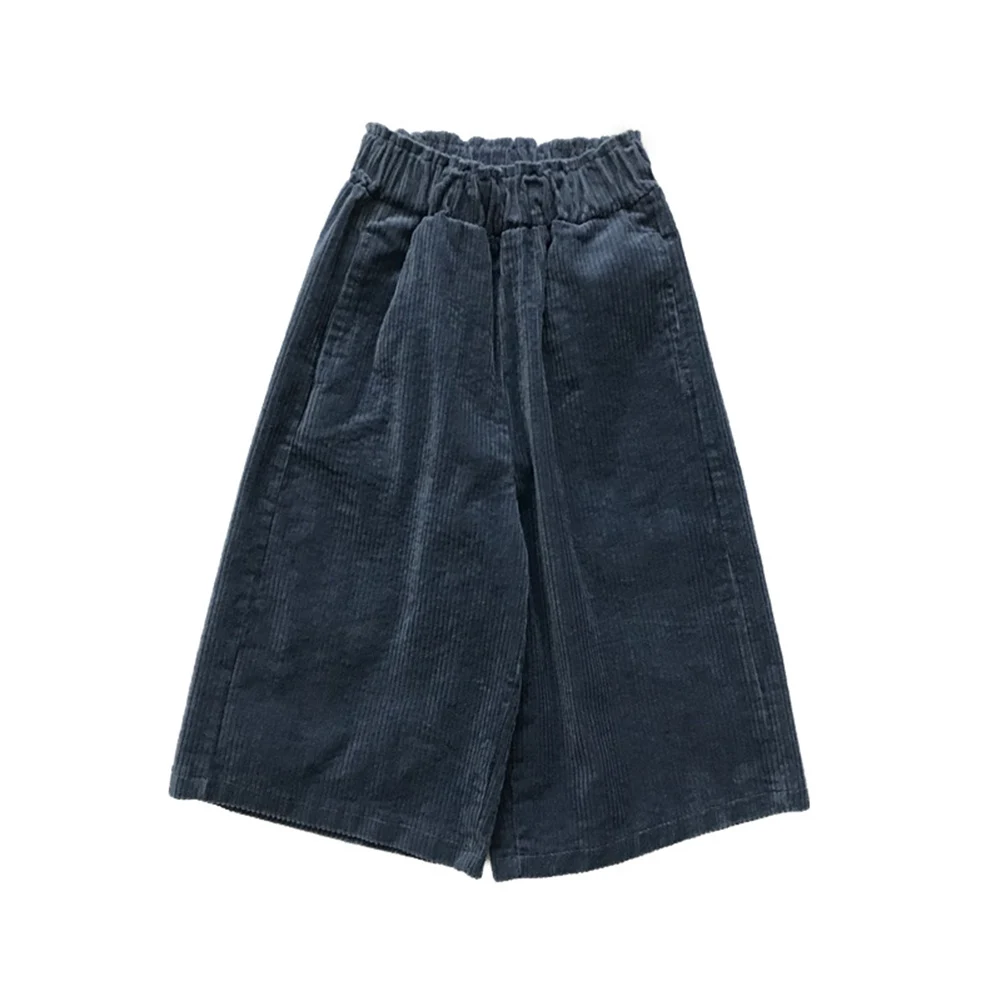 

Широкие штаны для маленьких девочек; Повседневные длинные штаны с эластичным поясом для детей ясельного возраста