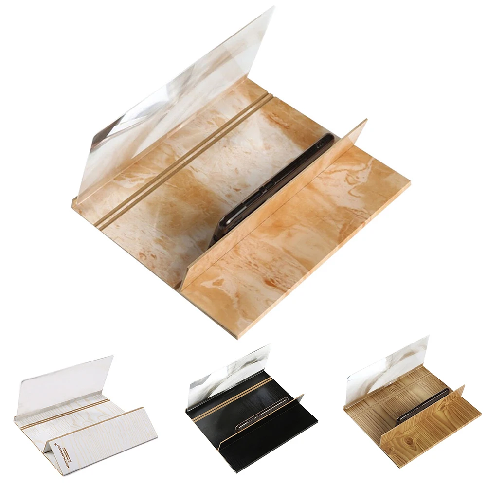 

3D увеличитель для экрана телефона усилитель складной дизайн HD увеличение видео Стекло часы 3d фильмы смартфон кронштейн держатель 12 дюймов