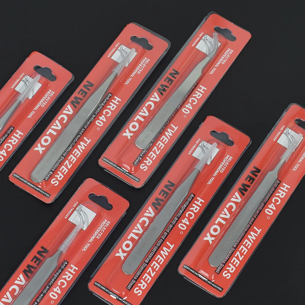 Набор пинцетов NEWACALOX антистатические антимагнитные щипцы из нержавеющей стали