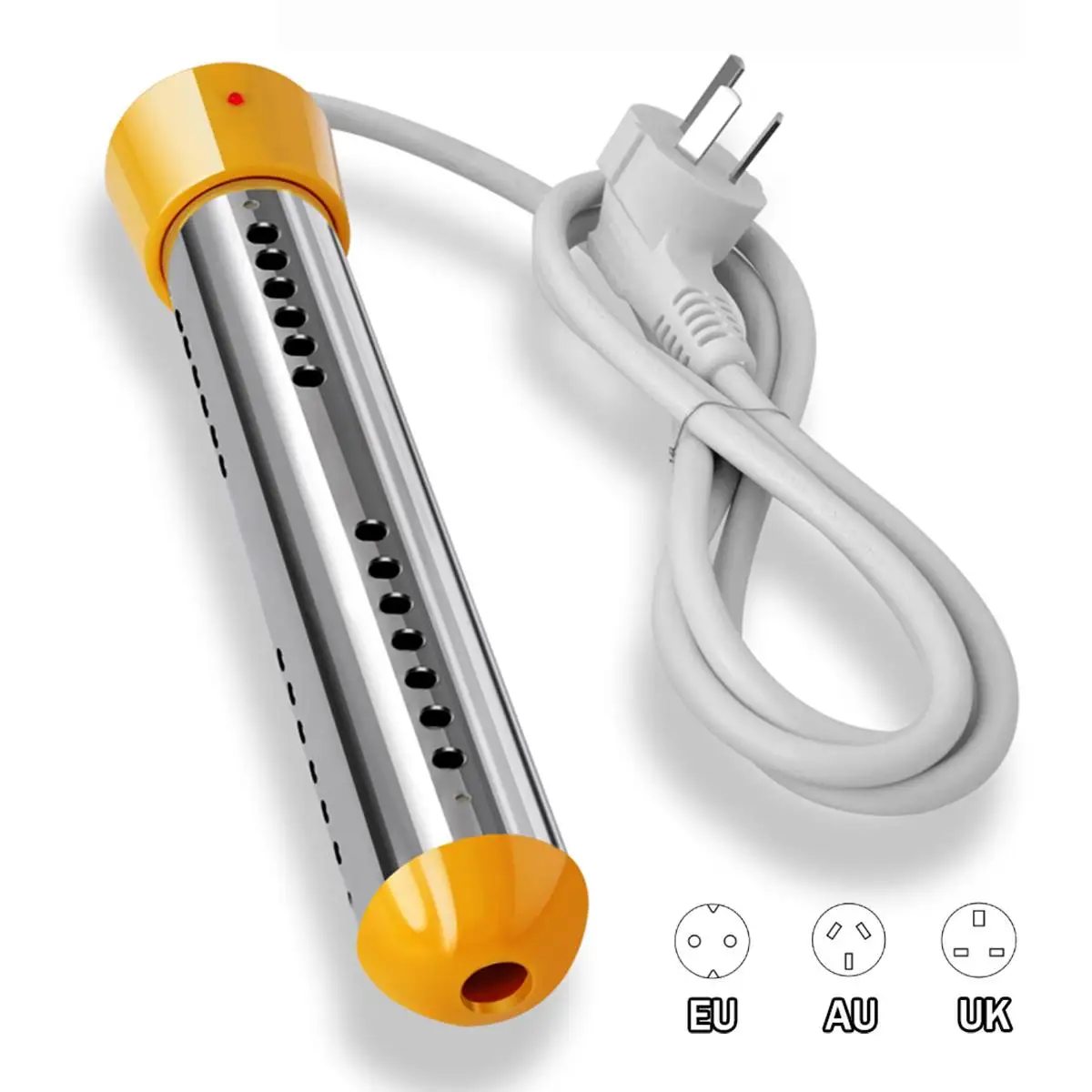 

2000W Floating Electric Heater Boiler Water Heating Element Portable Immersion Suspension The stainless steel heat up EU/UK Plug