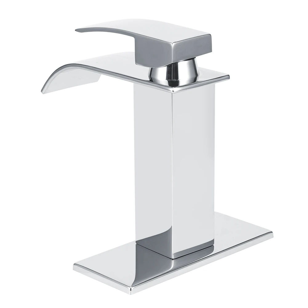 3/8 Стандартный Широкий носик с одним отверстием латунный водопад кран для