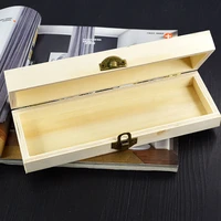 hollow pen case white cute organizer storage handmade pencil box wooden pen storage holder