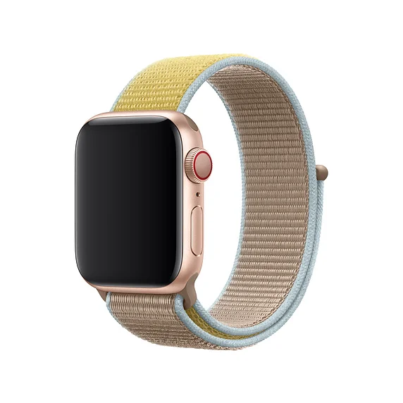camel Ремешок для apple watch 5 44 мм 40 мм 42 мм 38 мм iwatch Series 3 2 1 нейлоновый спортивный ремешок для часов Браслет apple watch 5 4 band - Цвет ремешка: camel