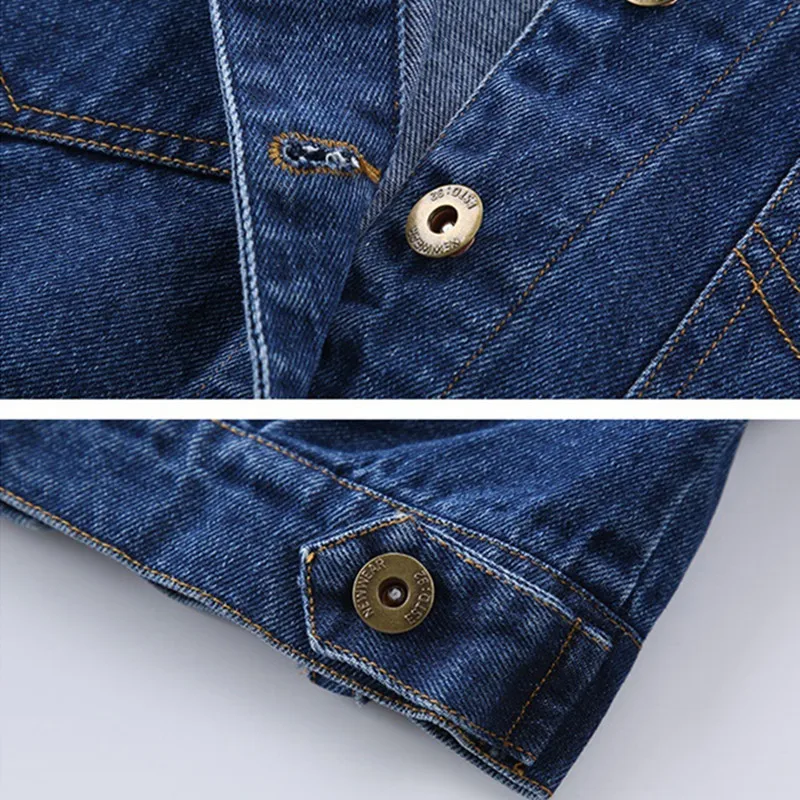 DFXD/Коллекция 2019 года Корейская Осенняя джинсовая куртка с длинными рукавами для