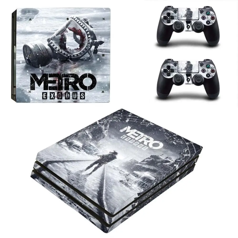 Metro Exodus PS4 Pro стикер s PS 4 Play станция Кожа Стикеры для playstation консоль и