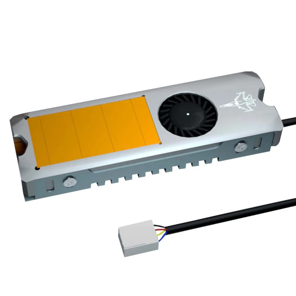 JEYI теплоотвод охлаждающий вентилятор с контролем температуры M.2 SSD твердотельный