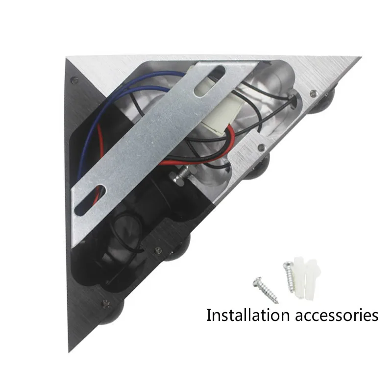 Современный минимализм алюминиевый корпус лампы треугольные настенные бар КТВ
