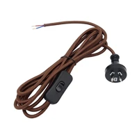 220 240v ac power cord with au plug inline switch 3m australia power lead for table light cord