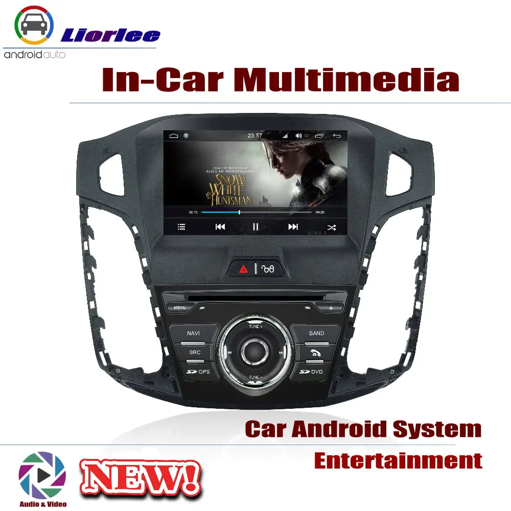 Автомагнитола DVD плеер GPS навигация для Ford Focus 2012 2014 Android HD дисплей система аудио