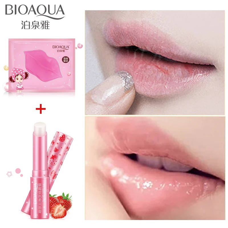 

BIOAQUA Collagen Crystal Collagen Lip Film Moisturizing Exfoliating & Lips Balm Lips Care Beauty Essentials Lip Care