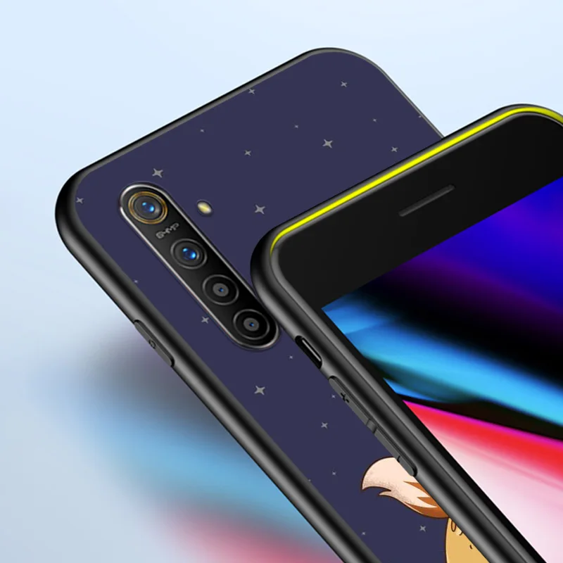 

For OPPO A5 A9 2020 F7 Phone Cover The Little Prince And the Fox for OPPO Reno 2 Z 2Z 2F 3 4 Pro 5G Bright Black Phone Case