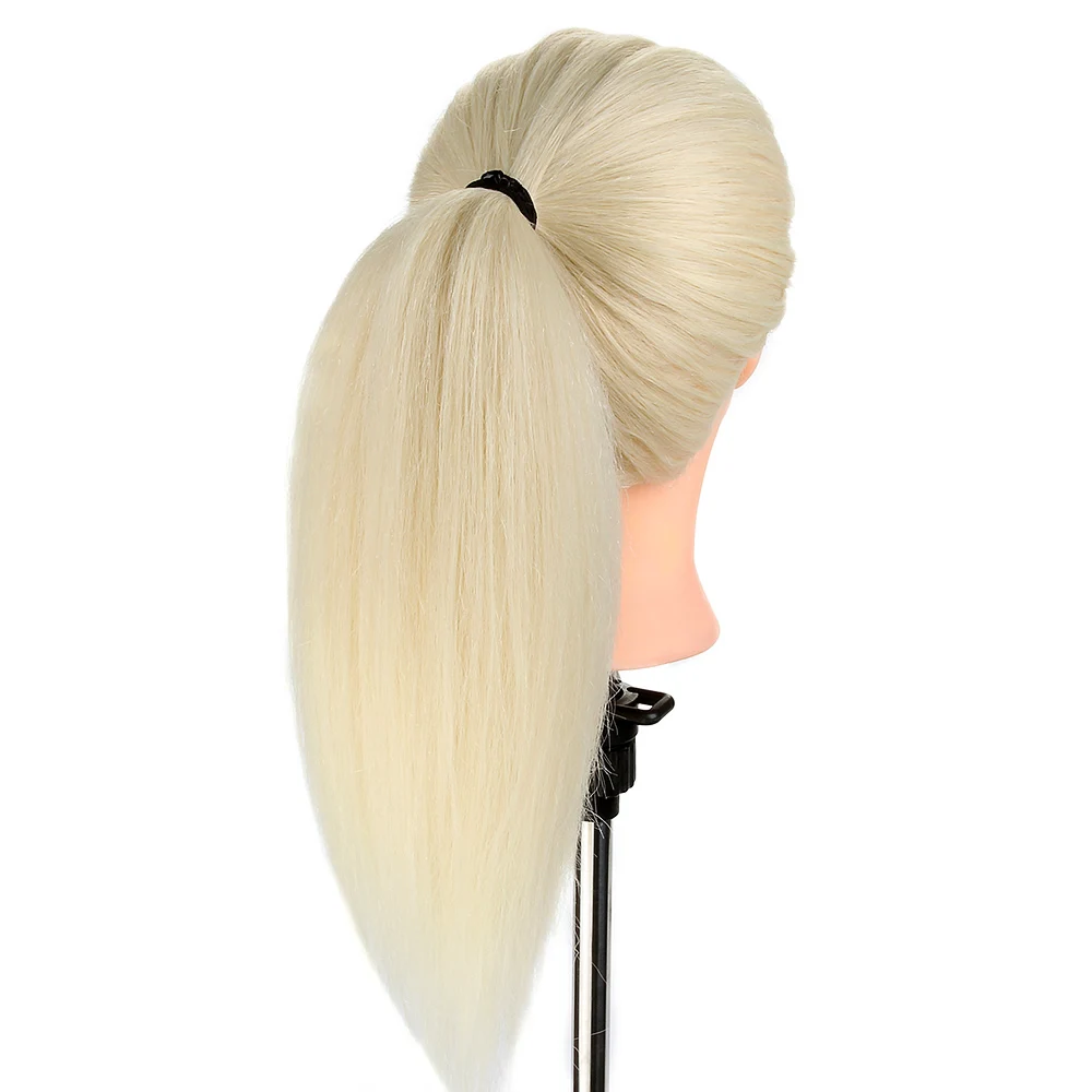 24 дюйма 90% из натурального меха женский манекен парикмахерские Стайлинг учебные