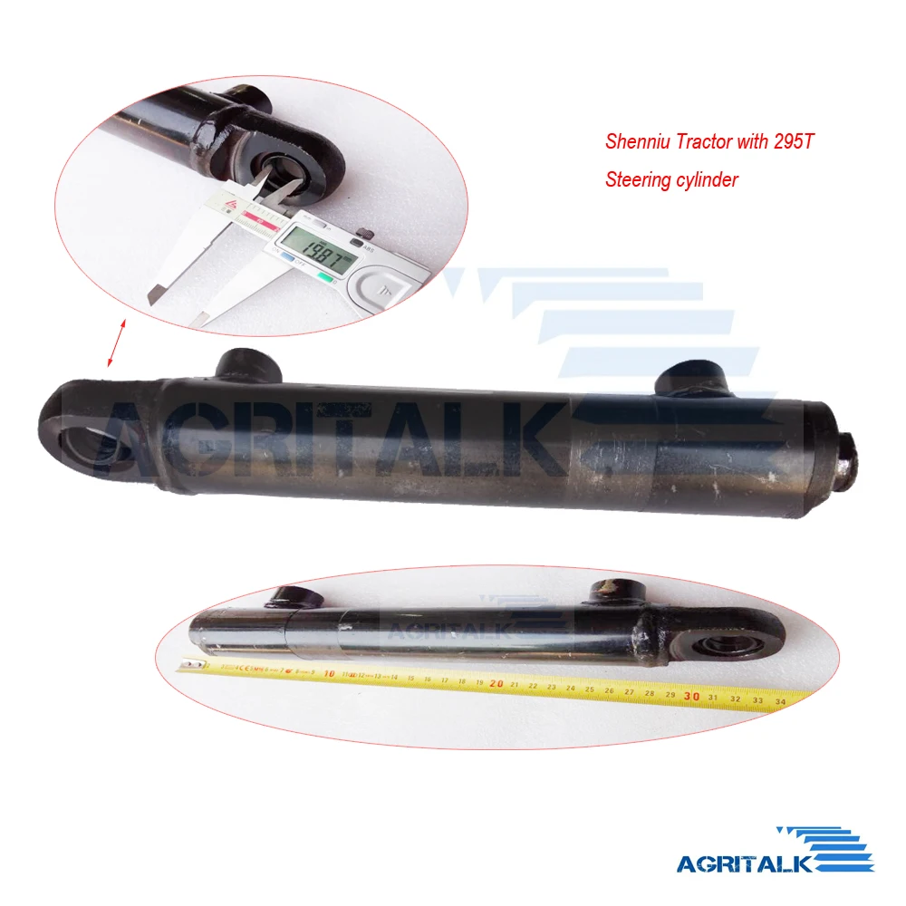 

Цилиндр гидроусилителя руля для Shenniu Bison SN254 / SN304, пожалуйста, проверьте общую длину цилиндра, номер детали: 254.40.031