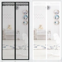 customizable mosquito proof moths screen soft yarn door curtain fly insects curtain mute encryption magnetic net door
