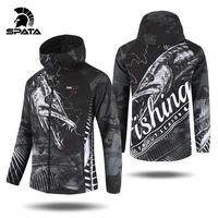 spata 2021 new man windbreaker waterproof thermal breathable hoodie long sleeve thick single fishing coat autumn winter outwear