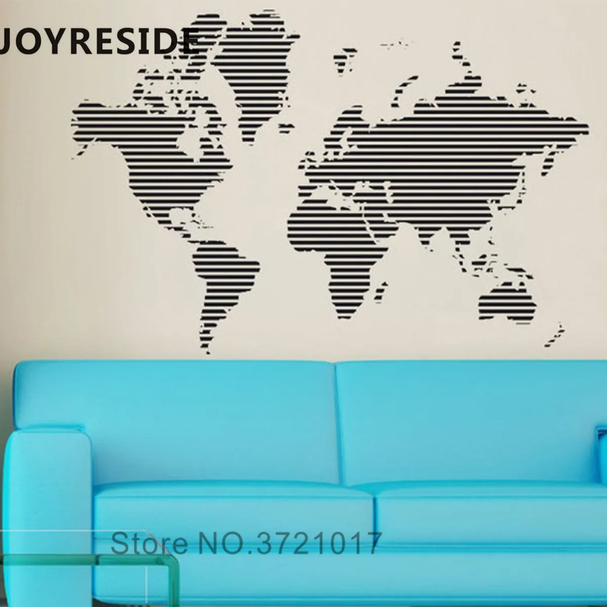 Настенный стикер с картой мира домашний декор для гостиной настенная наклейка
