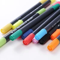 1 pcs random color water based marker soft head double head watercolor paint pen color pen hand painted writing brush