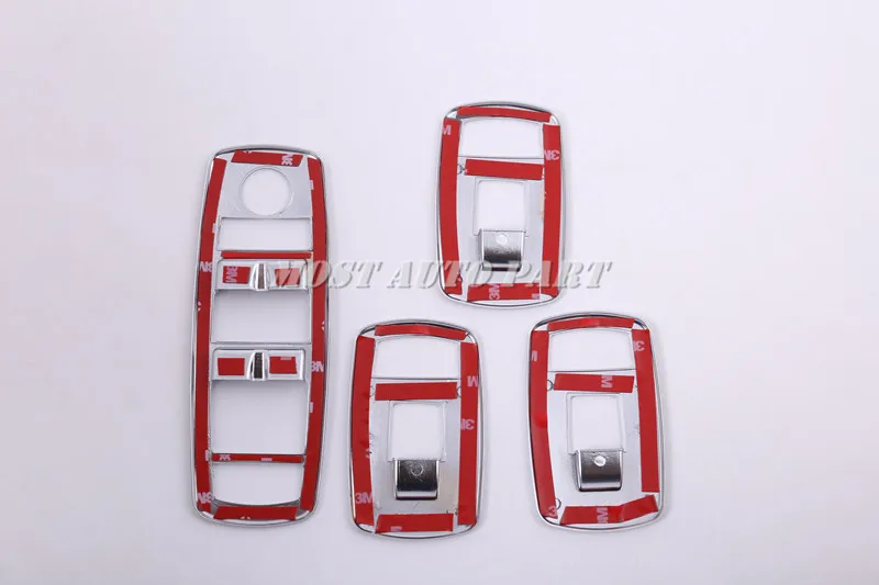 ABS крышка переключателя двери автомобиля подлокотника окна 4 шт. для Maserati ghiсот