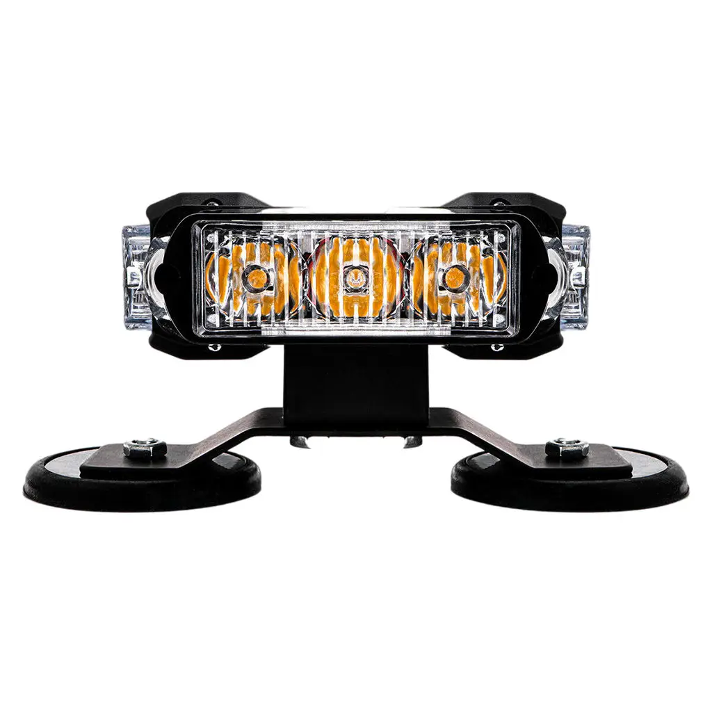 

54 LED 12V Amber Vehicle Roof Top Emergency Hazard Warning Strobe Light Bar, High Power