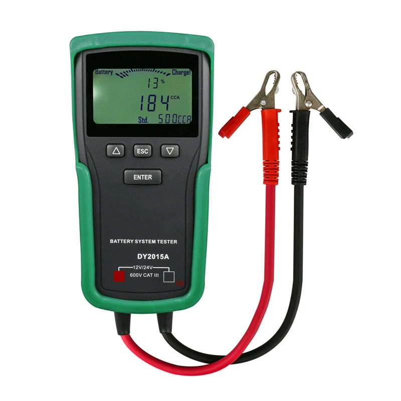 

DUOYI DY2015A Car Battery Tester Analyzer Lead Acid CCA Load Battery Charge Test Digital Automotive Battery Capacity Tester